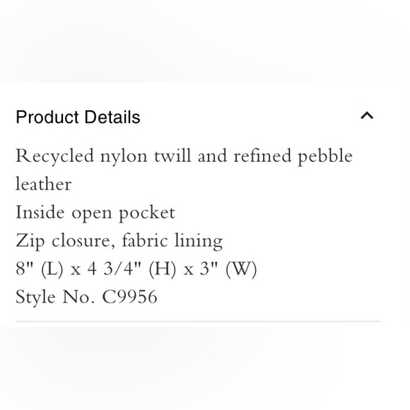 Coach Ellis cosmetic bag. - Picture 4 of 6